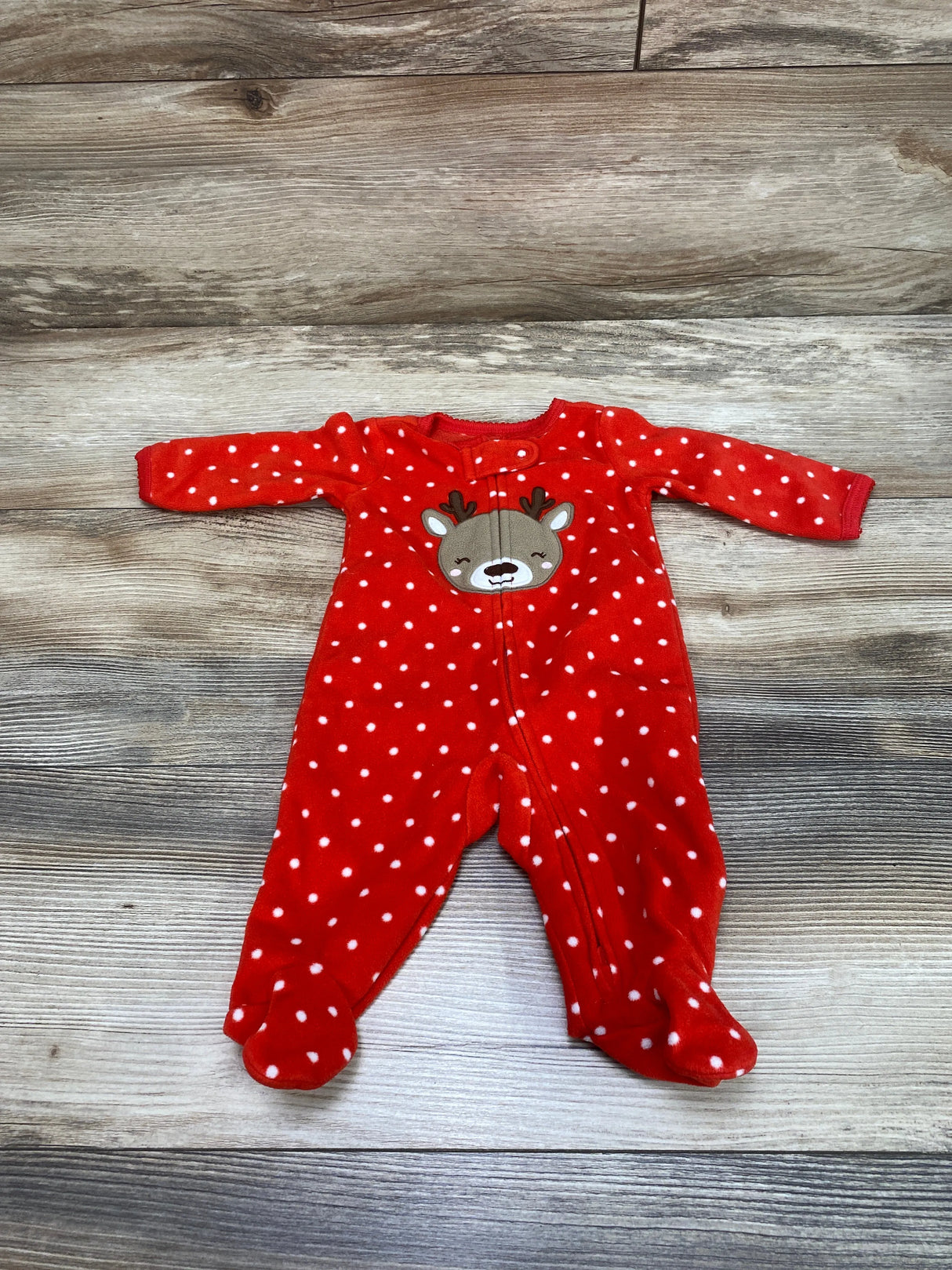 Carter's Polka Dot Blanket Sleeper Red sz Newborn - Me n Mommy To Be