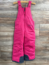 Arctix Insulated Hot Pink Snow Bib Overalls sz 4T