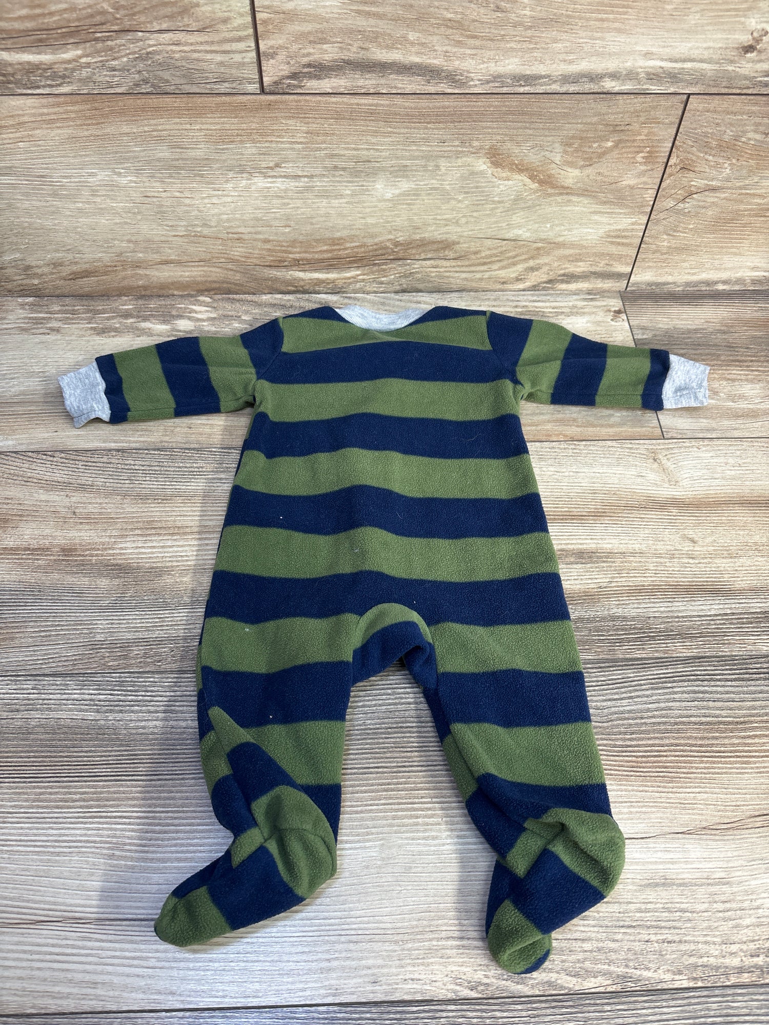 Carter's Striped Koala Blanket Sleeper Green sz 3m