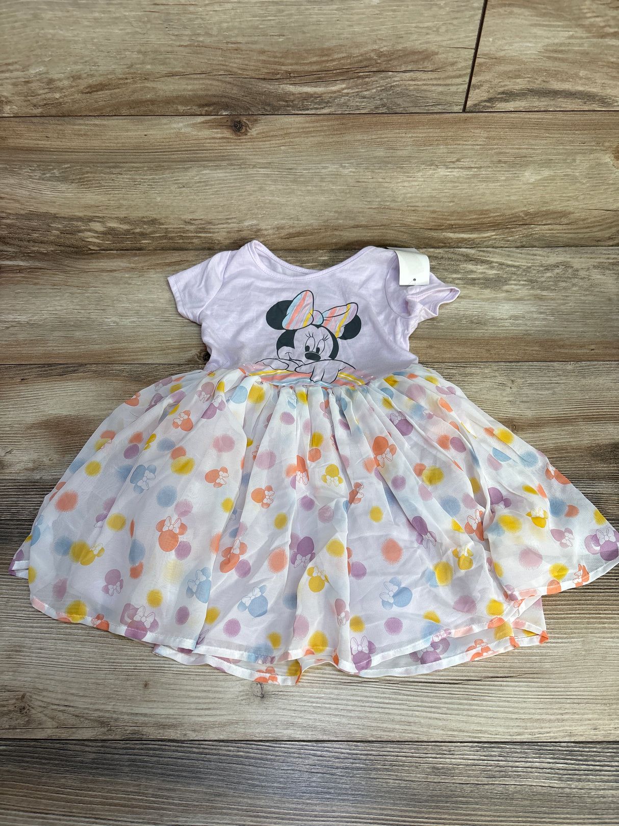 NEW Disney Junior Minnie Mouse Tutu Dress Purple sz 3T