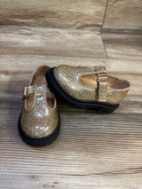 Cat & Jack Wende T-Strap Mary Jane Shoes Gold sz 5c