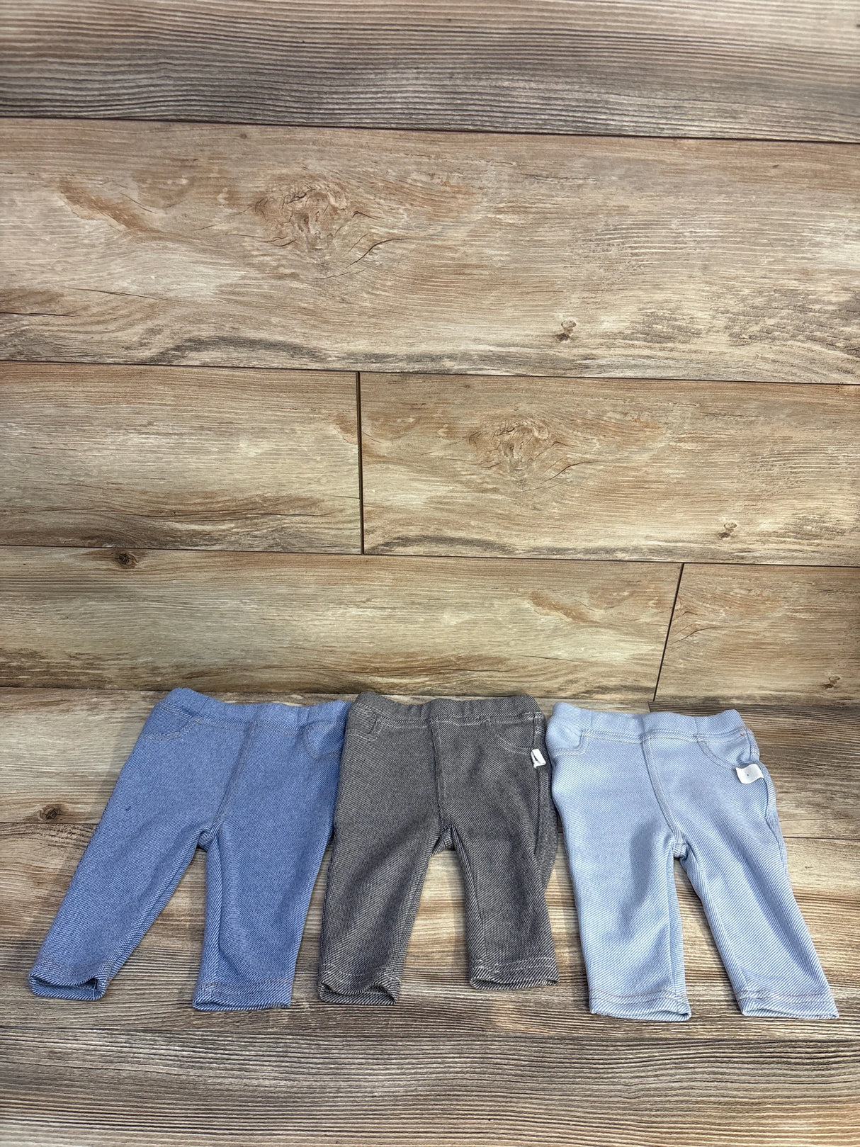 Shein 3pk Pull On Pants Blue sz 3-6m