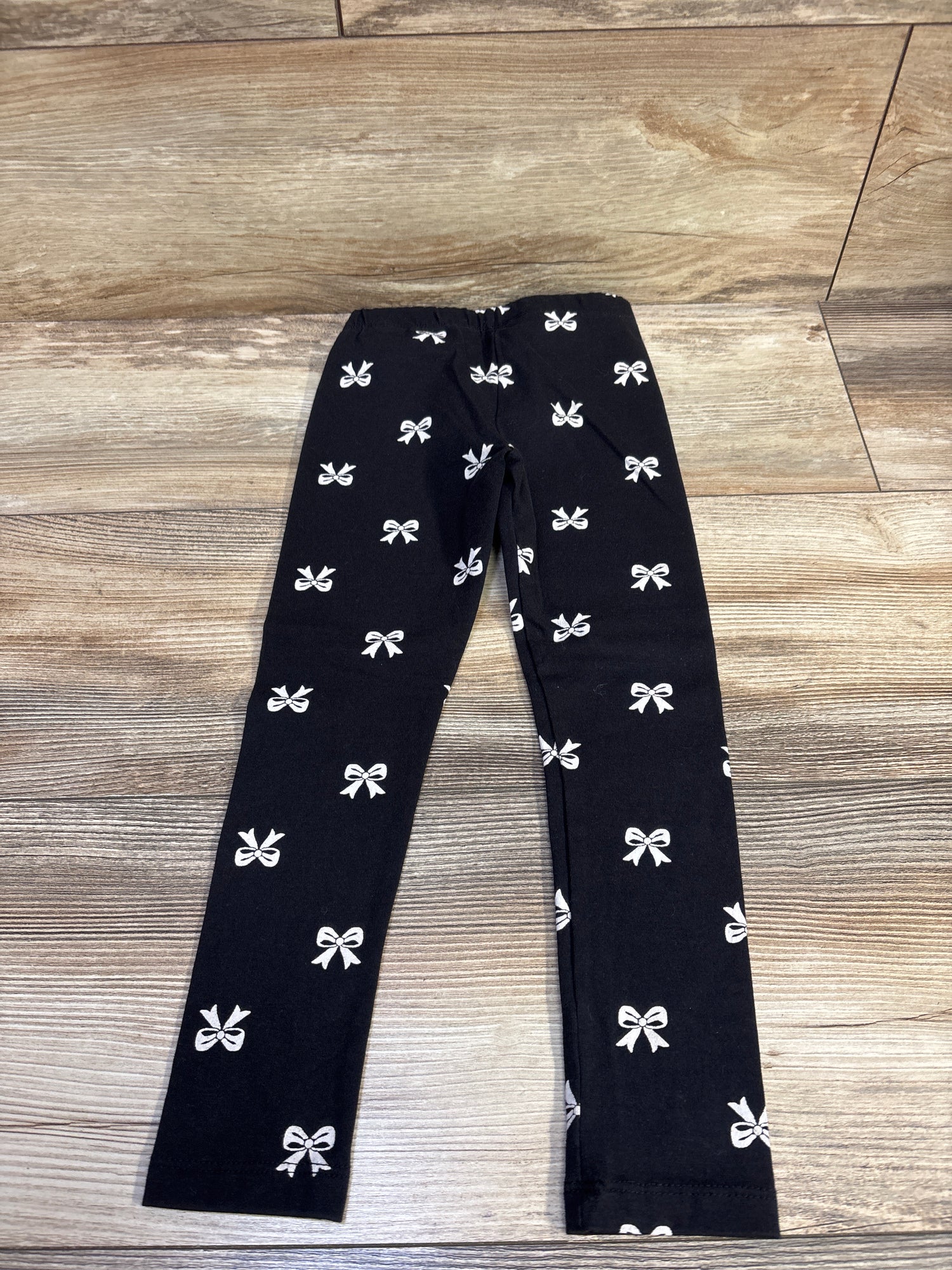 Janie & Jack Bow Leggings Black sz 4T