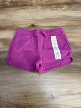 NEW Jumping Beans Woven Dolphin Short Purple sz 2T