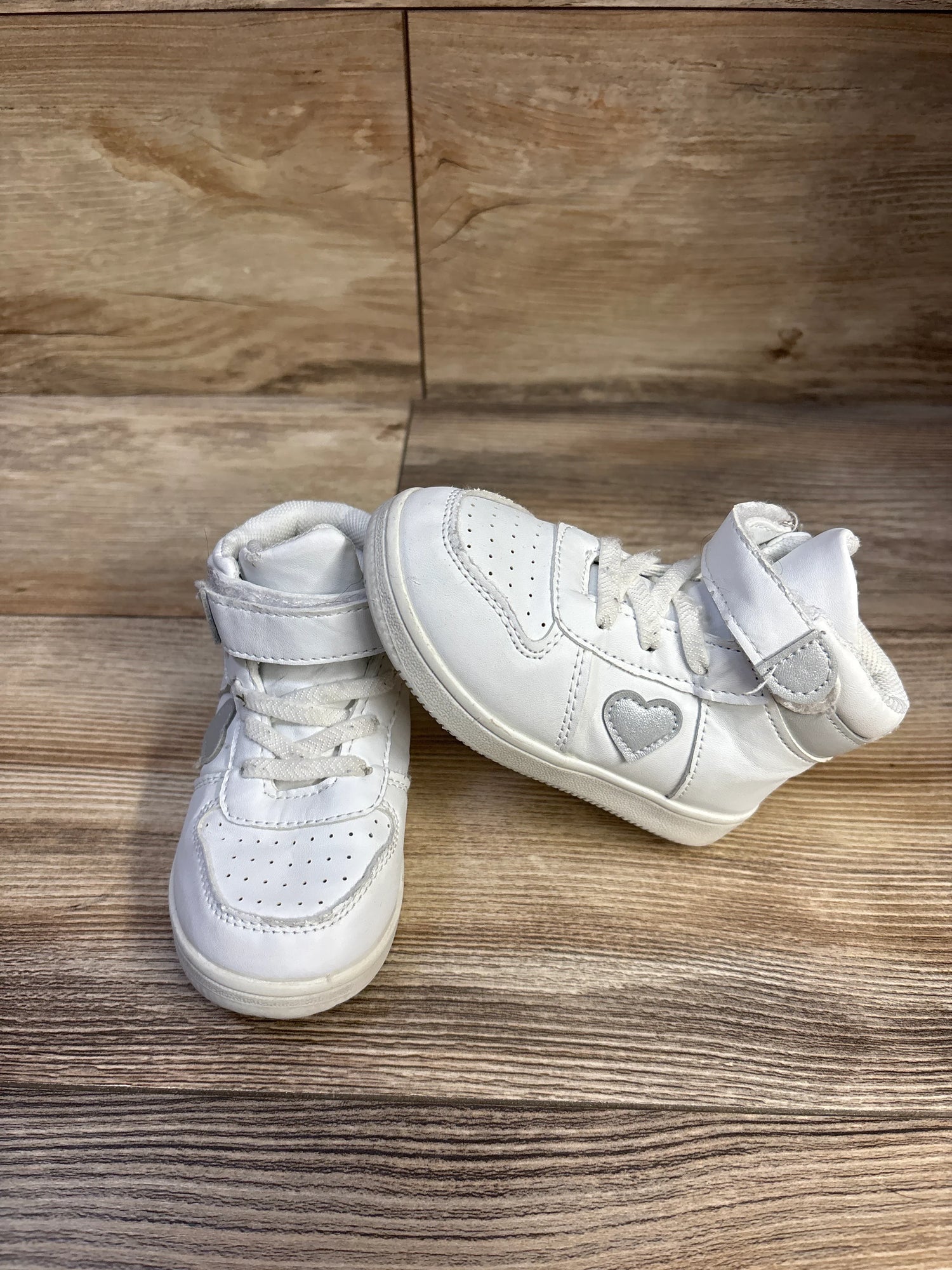 First Steps High-Top Sneakers White sz 6c