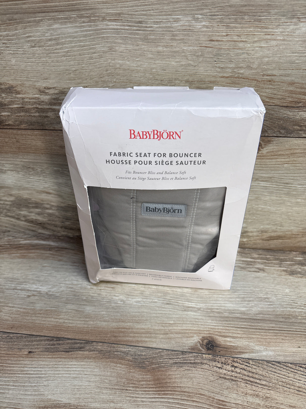 NEW Baby Bjorn Fabric Seat for Bouncer in Sand Gray