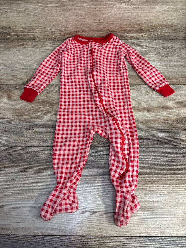 Member's Mark Gingham Sleeper Red sz 9m - Me n Mommy To Be