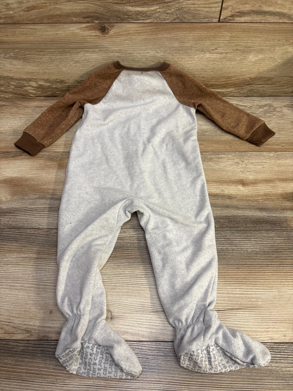 Carter's Puppy Face Blanket Sleeper Brown sz 18m