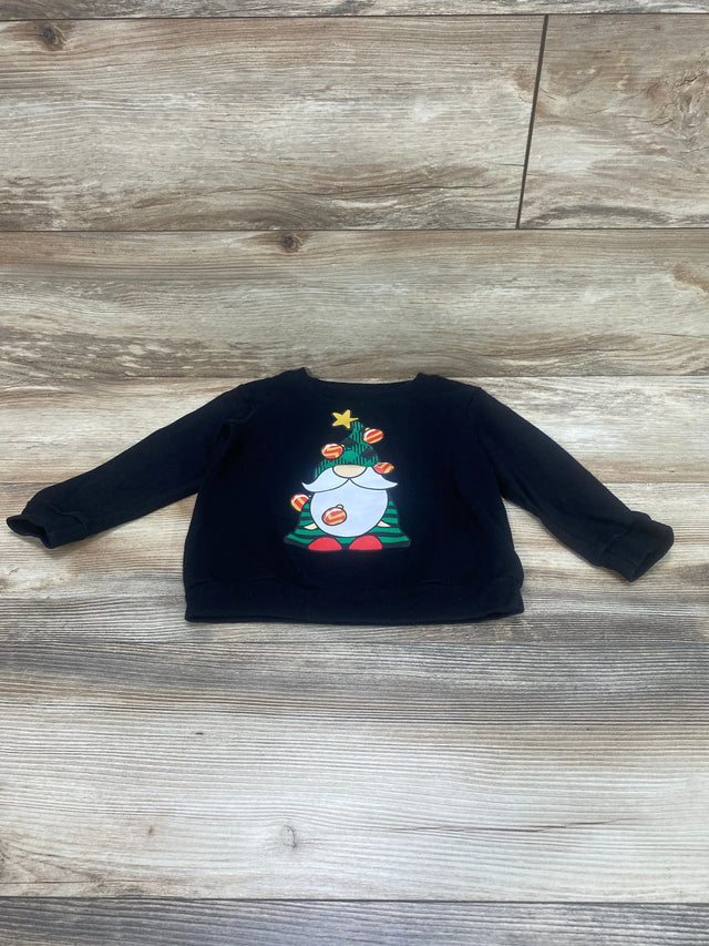 Well Worn Gnome Sweatshirt Black sz 3T - Me n Mommy To Be