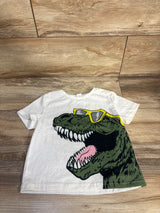 Shein Dinosaur Shirt White sz 4T