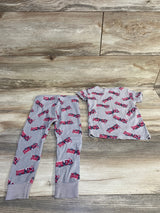 Old Navy 2pc Firetruck Pajama Set Grey sz 3T