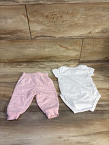 Nike 2pc Bodysuit & Joggers Set White sz 3m