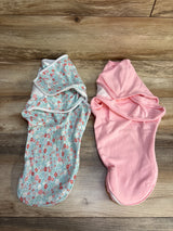 Aden + Anais 2pk Easy Swaddle Wraps Pink sz 0-3m