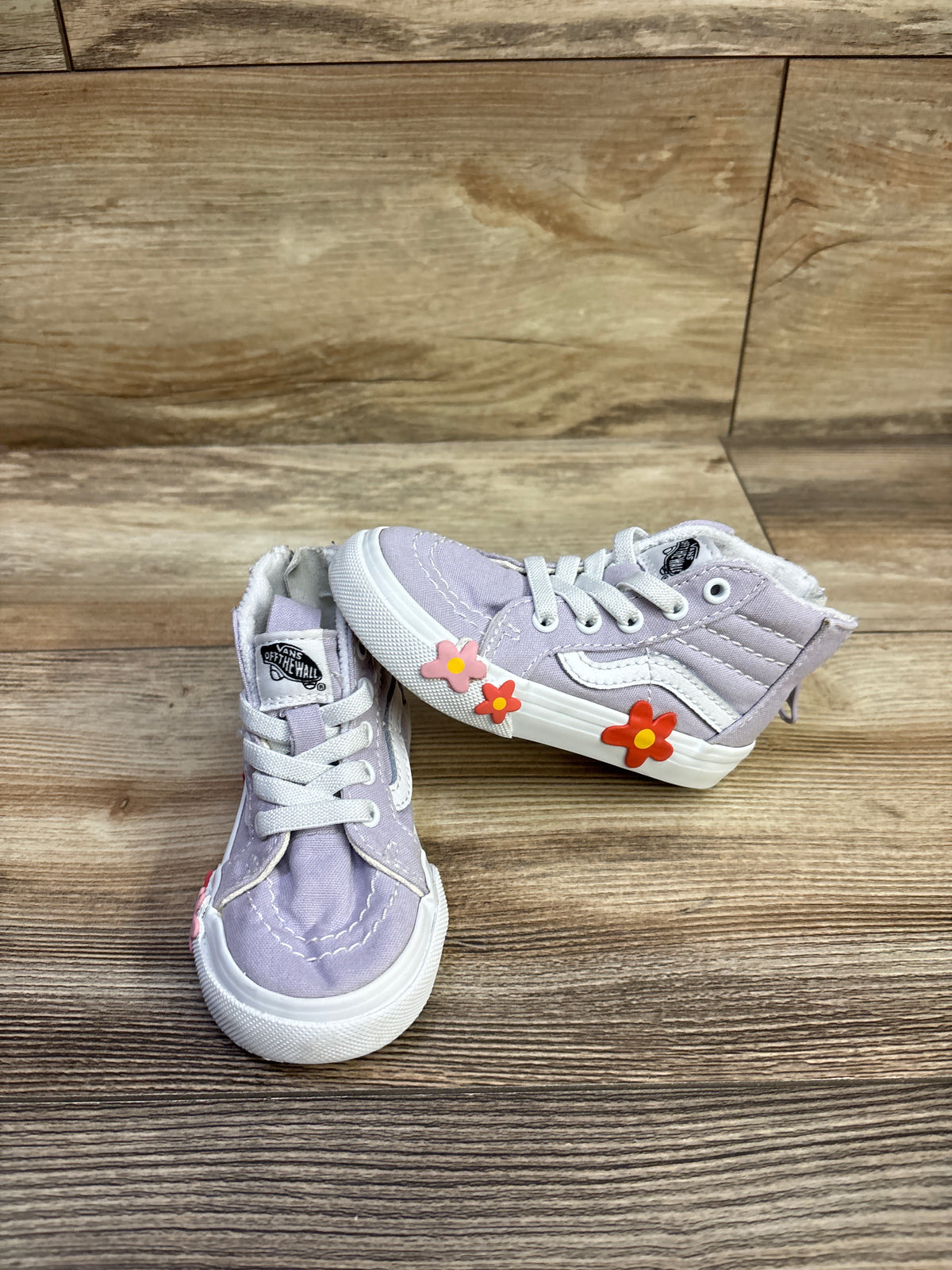 Vans Sk8-Hi Zip Sneakers in Evening Haze Purple sz 5.5c