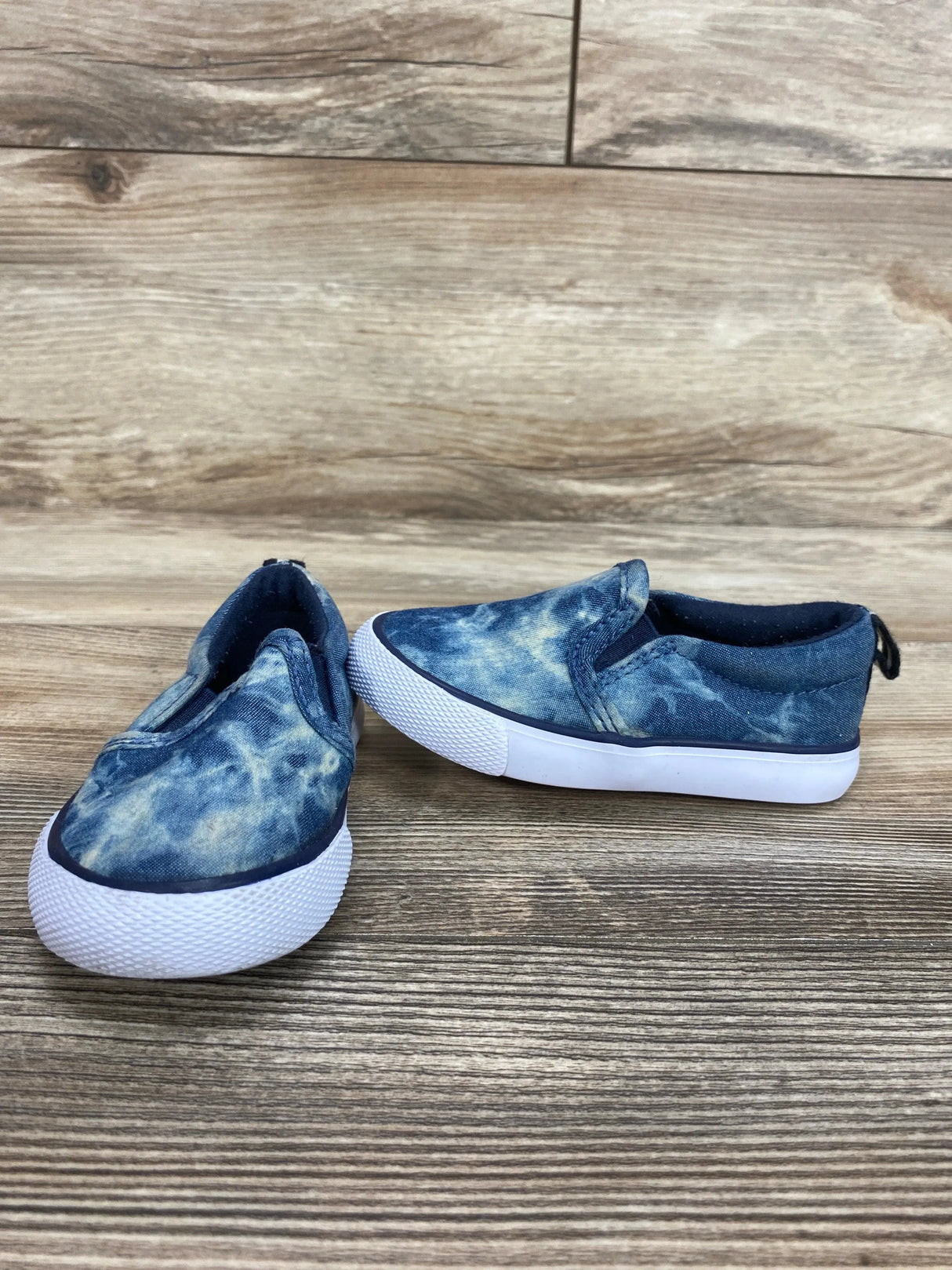 Cat & Jack Blue Keagan Slip-On Tie Dye Sneakers sz 5c - Me 'n Mommy To Be