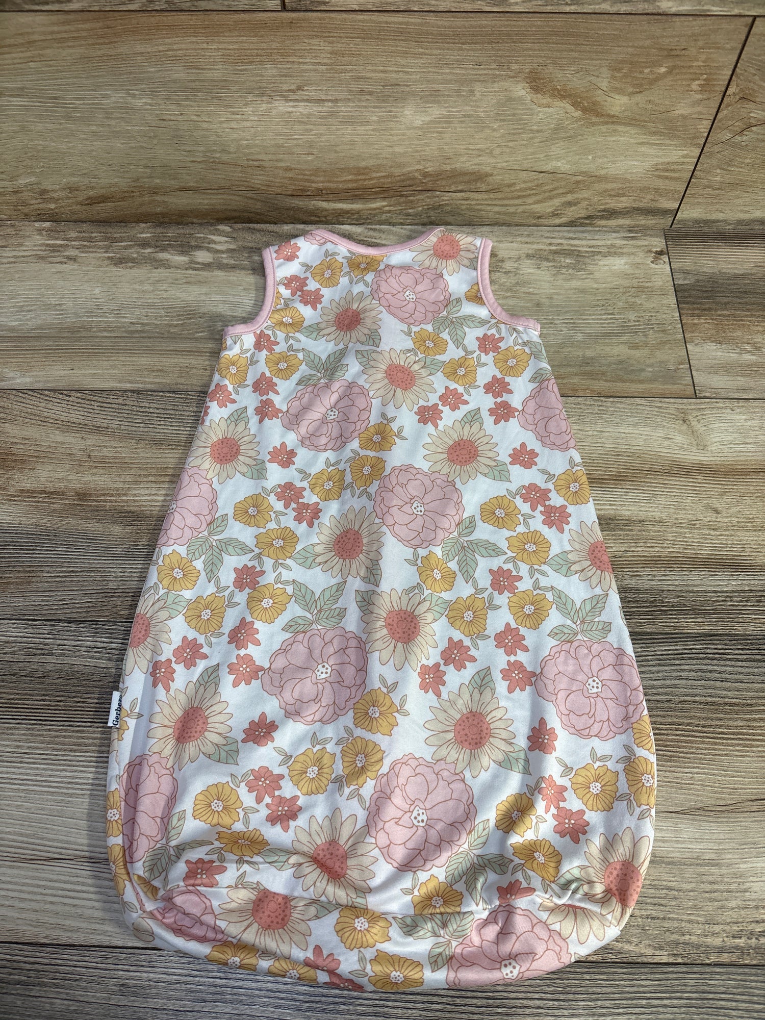 Gerber Floral Sleep Sack White sz 0-6m