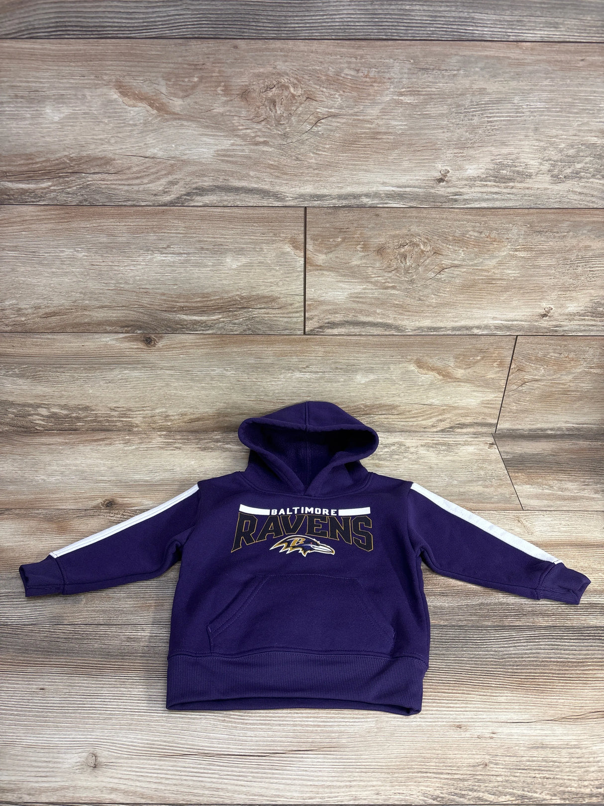 NFL Team Baltimore Ravens Hoodie Persian Indigo sz 2T
