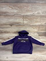 NFL Team Baltimore Ravens Hoodie Persian Indigo sz 2T