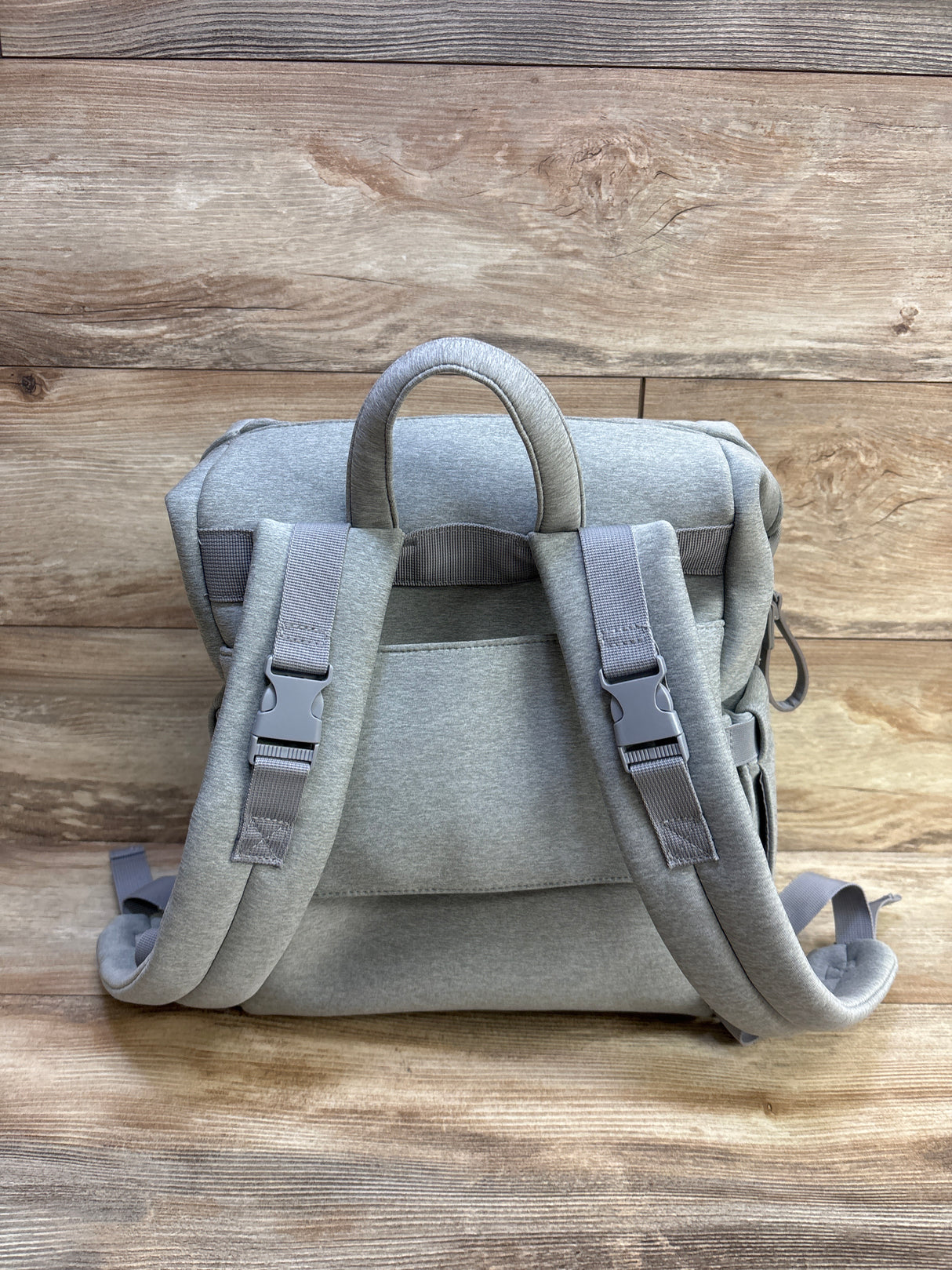 Cloud Island Boxy Diaper Backpack Grey
