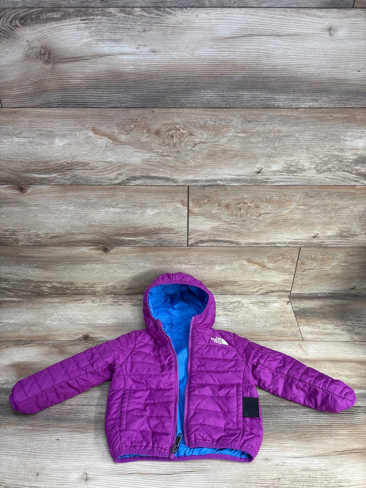 The North Face Eclipse Reversible Insulated Jacket Purple/Blue sz 2T