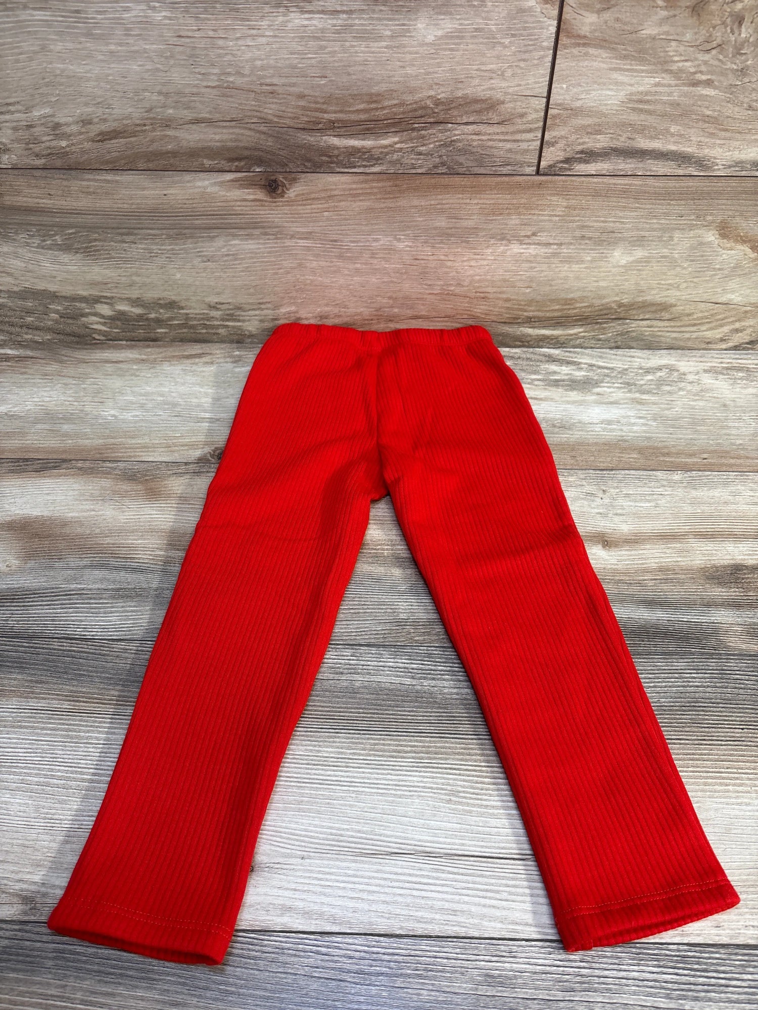 NEW Cat & Jack Solid Ribbed Leggings Red sz 4T