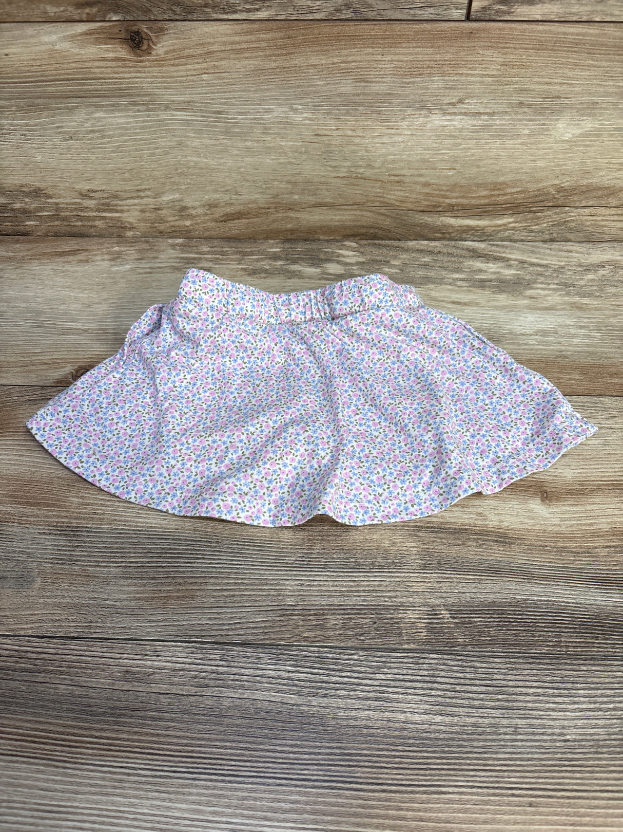 Cat & Jack Floral Drawstring Skort White sz 12m