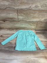 Carter's Long Sleeve Shirt Aqua sz 4T