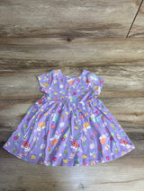 Children's Place Easter Bunny Print Dress Lilac sz 2T