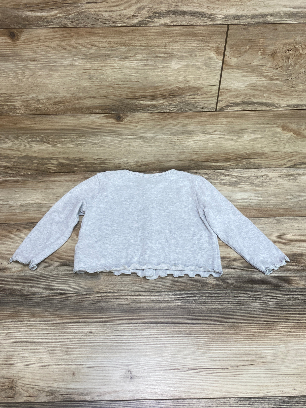 Old Navy Lettuce Trim Cardigan Grey sz 3T