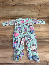 Plush Blanket Sleeper Blue sz 0-3m