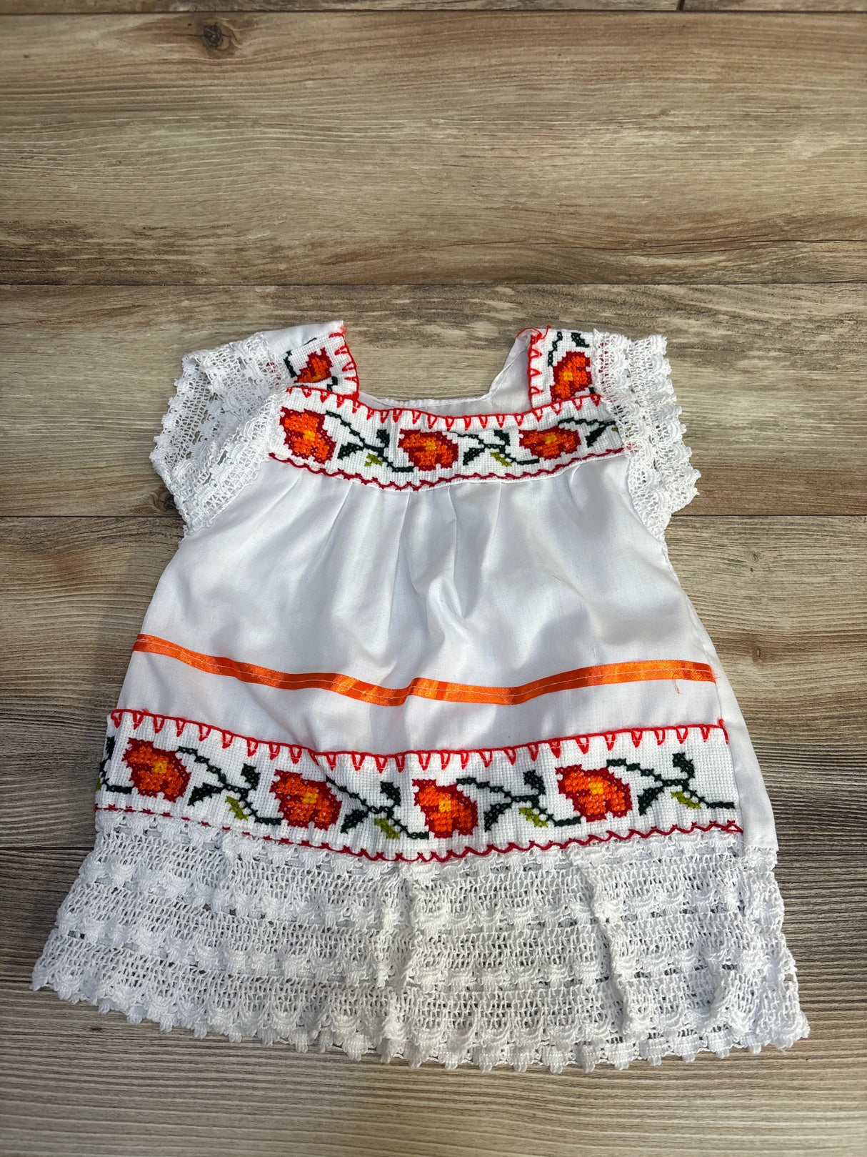 Cinco De Mayo Dress White sz 12-18m