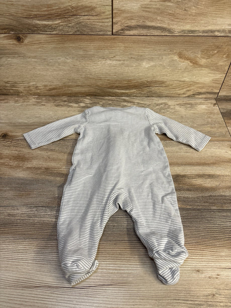 Little Joys Striped Sleeper Grey sz 0-3m - Me n Mommy To Be