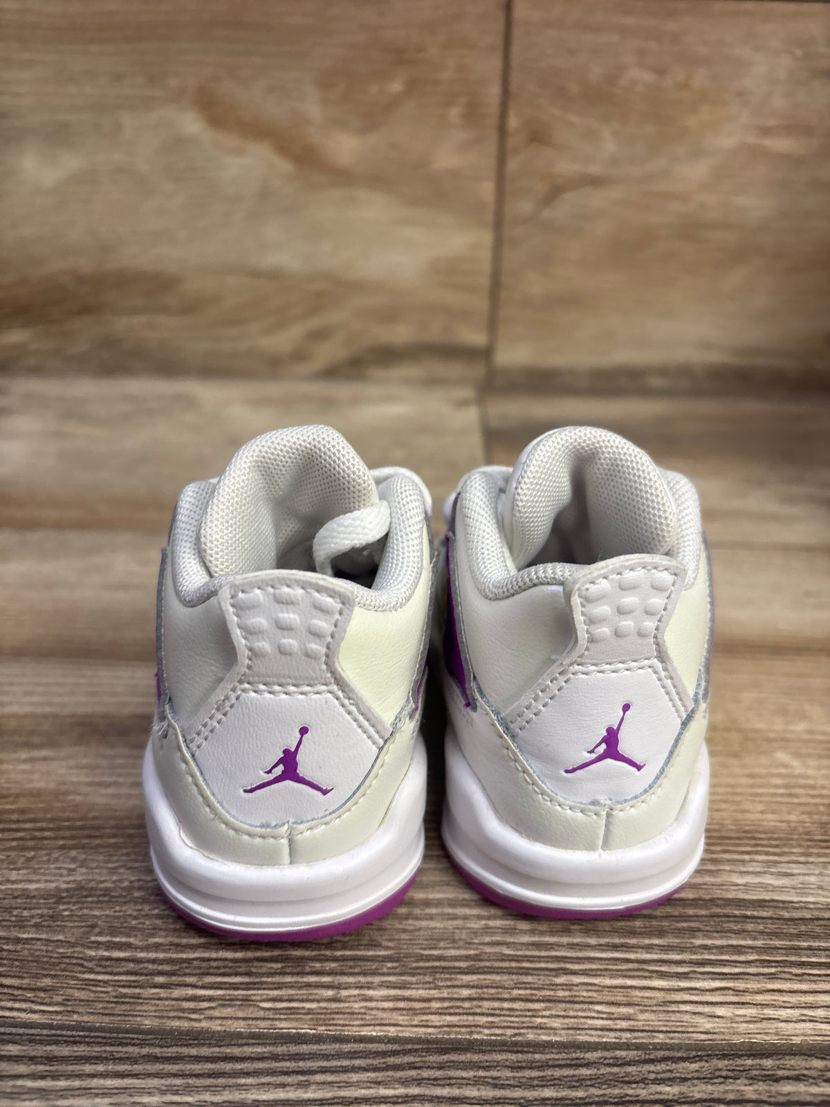 Air Jordan 4 Retro TD 'Hyper Violet' Sneakers sz 4c