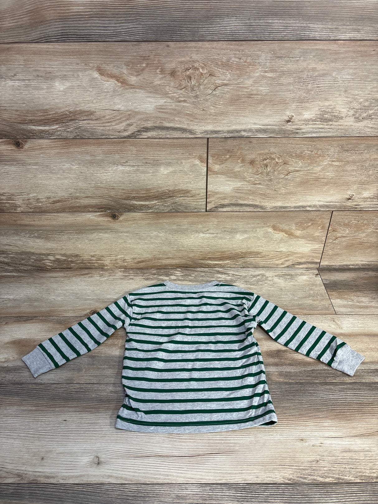 Just One You Striped Long Sleeve Shirt Grey sz 2T