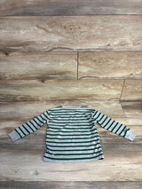 Just One You Striped Long Sleeve Shirt Grey sz 2T