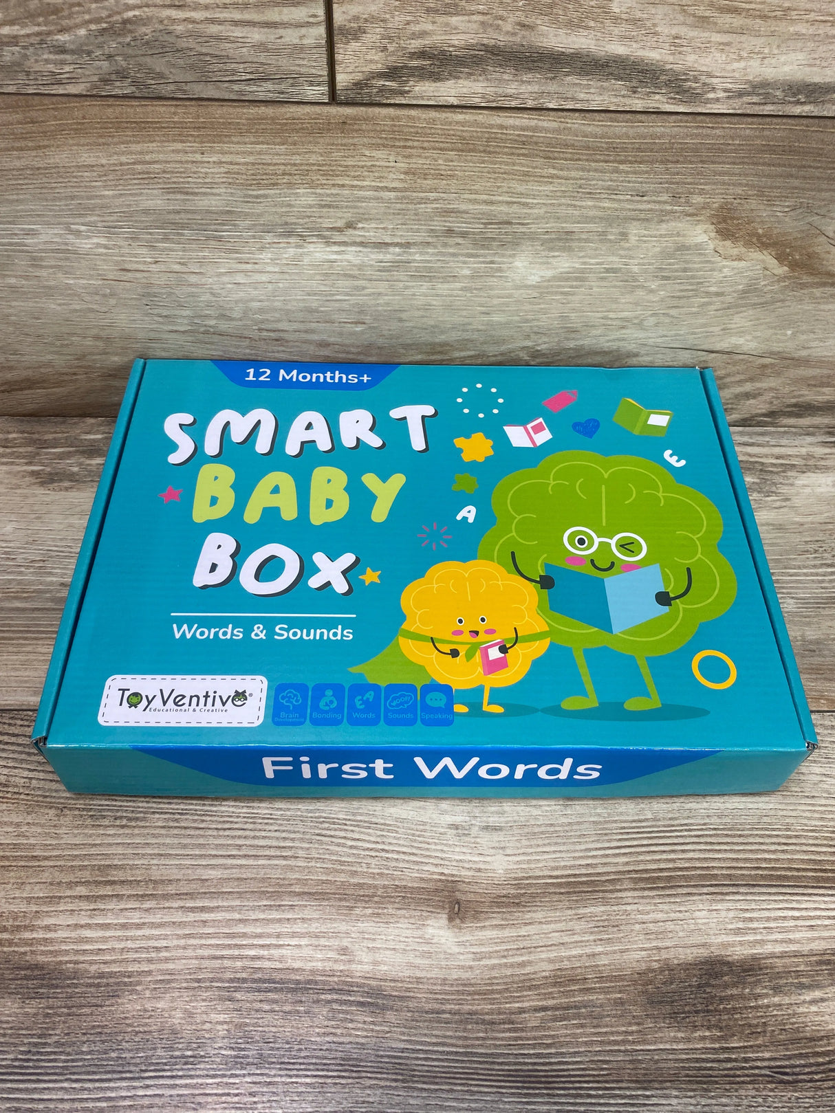 ToyVentive Smart Baby Box First Words Blue Box