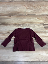 NEW Old Navy 'Good Vibes' Maroon Shirt sz 2T