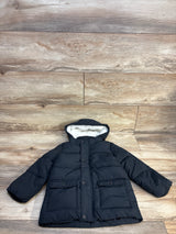 H&M 2pc Sherpa Lined Puffer Jacket Black sz 2T