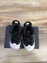 Air Jordan 6 Rings TD 'Black White Red' Sneakers sz 4c