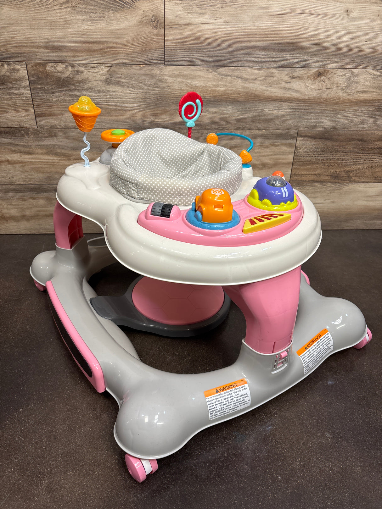 NEW Storkcraft 3-in-1 Activity Walker and Rocker with Jumping Board and Feeding Tray