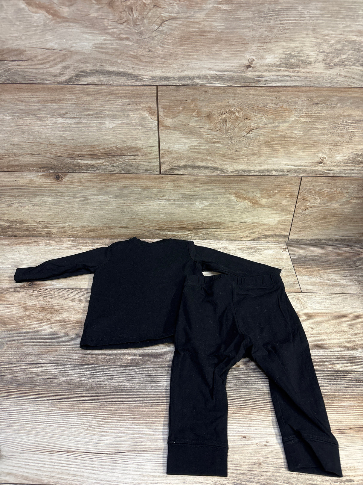 H&M 2pc Skeleton Shirt & Pants Set Black sz 9m