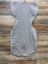 Love To Dream Swaddle Up Stretch Cotton Grey sz Medium/3-6m