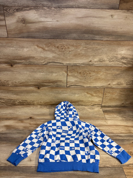 Zara x Disney Mickey Mouse Checkered Hoodie Blue sz 2-3T - Me n Mommy To Be
