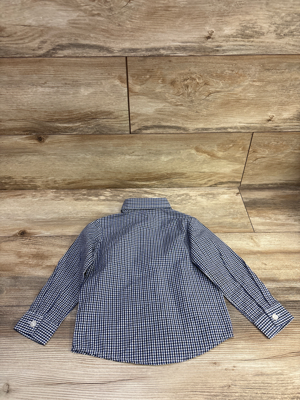 Nautica Long Sleeve Button-Up Shirt Blue sz 24m