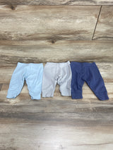 Cloud Island 3pk Pants Blue sz 0-3m