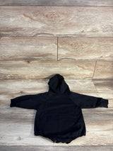 20's Baby Hooded Sweatshirt Bubble Romper Black sz 12-18m