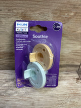 NEW Philips Avent 2pk Soothie Pacifier Orange/Blue 0-3m