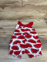 NEW Just One You Watermelon Shortie Romper Red sz 6m