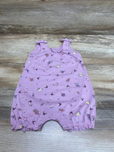 Disney Baby Floral Romper Purple sz 6-9m