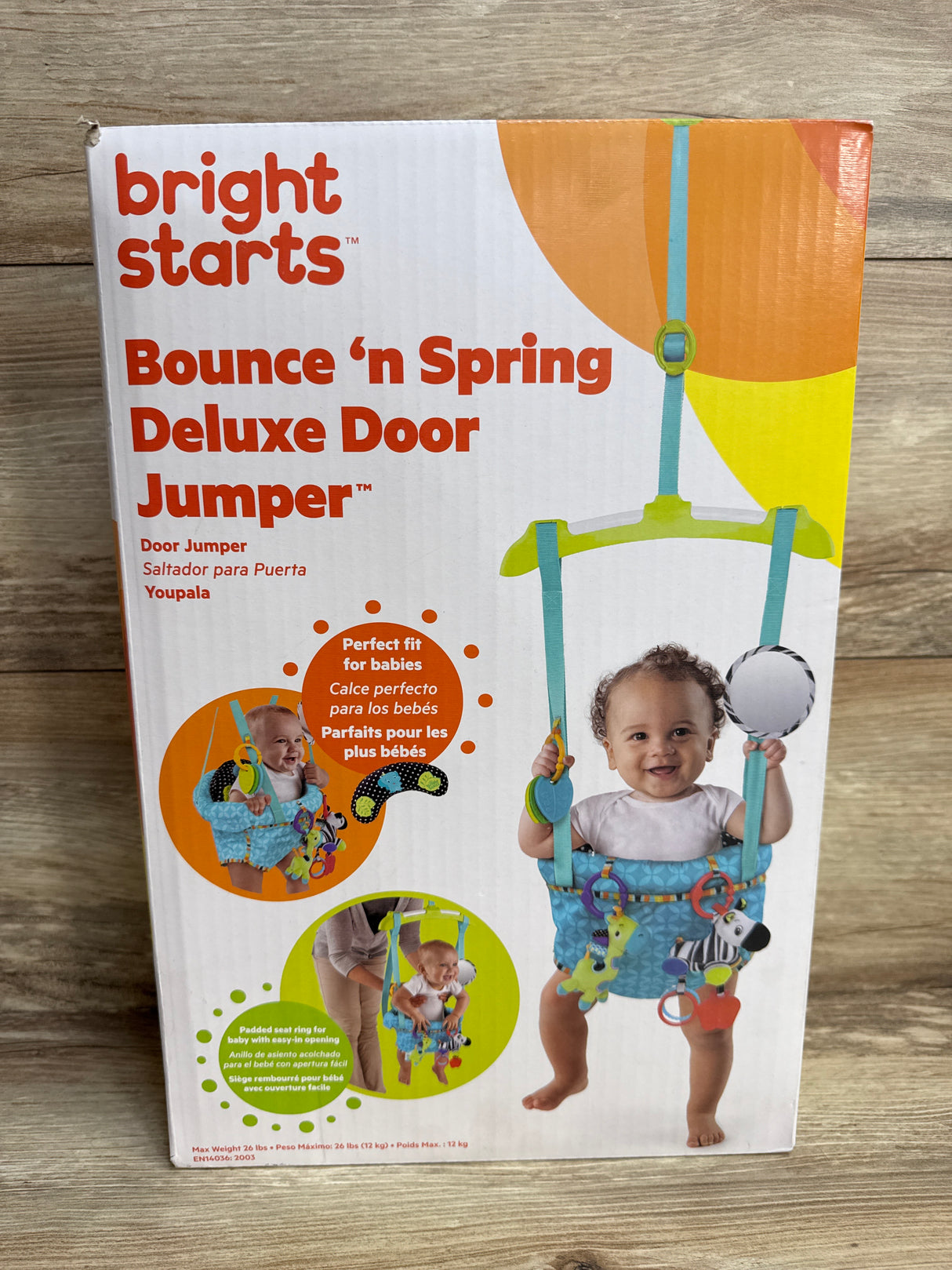 NEW Bright Starts Bounce 'N Spring Deluxe Door Jumper